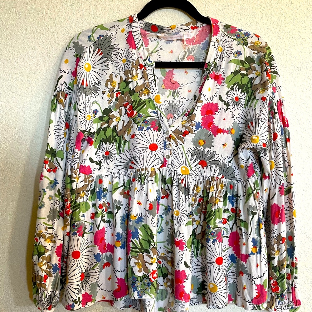 Zara Flowery Top